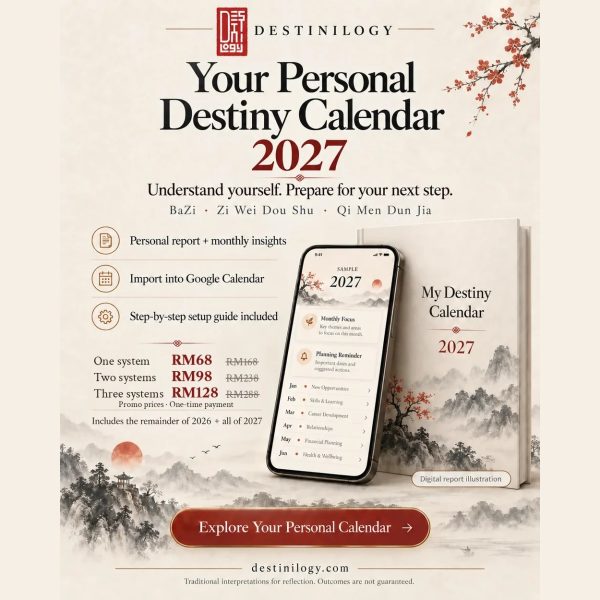 Personal Destiny Calendar 2027